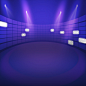 舞台高清素材 主图 光线 商务 科幻 科技 紫色 舞台 背景 设计图片 免费下载