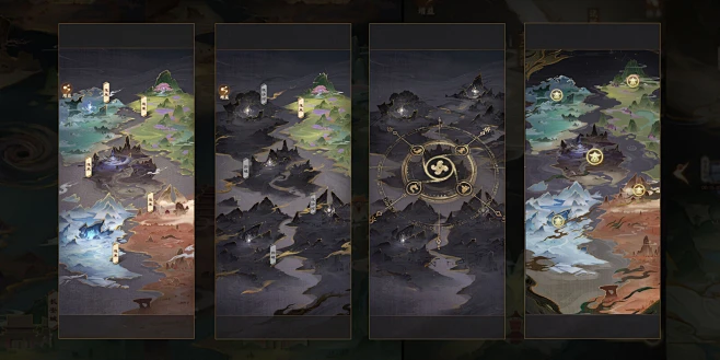 卡牌类产品 — 世界地图设计-花瓣网