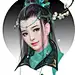 古风手绘美人  剑三