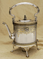 Gorham Silver Kettle and Stand ~1861-1867: