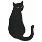 Black Cat Laser Die Cut