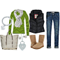 "green and blue" by sandreamarie on Polyvore