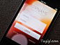 Login screen app ui