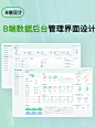 B端设计｜B端数据后台管理界面设计分享 - 小红书