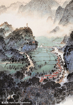 -安静到窒息采集到国画 素材