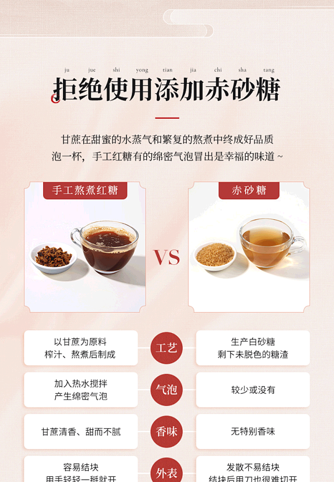 李子柒 红糖姜茶大姨妈体寒手工红糖水生姜...