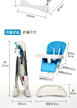TEKNUM宝宝餐椅可折叠多功能拆卸便携式儿童婴儿吃饭安全餐桌椅子-tmall.com天猫