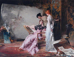 90后超气人画师张葱葱采集到【参考】-油画