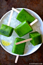 Green Juice Popsicles Recipe | A tasty (and clever) way to get in your fruits and veggies!