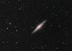 侧面螺旋星系NGC 2683（2012.3.17）- 每日天文一图摘译 - 秋天的麦兜 - 蜗牛壳