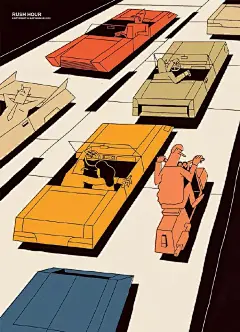 波兰潮流卡通漫画大赏：翘楚Krzysztof Nowakの精铸插画_作品