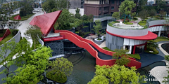 专业甲方采集到示范区前场
