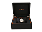 Glam Rock 40mm Rose Gold Plated Chronograph Watch with Black Leather Strap
