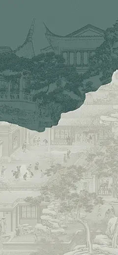 中国风国潮宣传海报背景