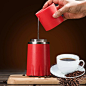 迷你咖啡机手冲咖啡壶套装便携式咖啡壶单品磨豆冲泡一体机随身杯-淘宝网