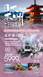 【源文件下载】 海报 日本 旅游 旅行 樱花 富士山