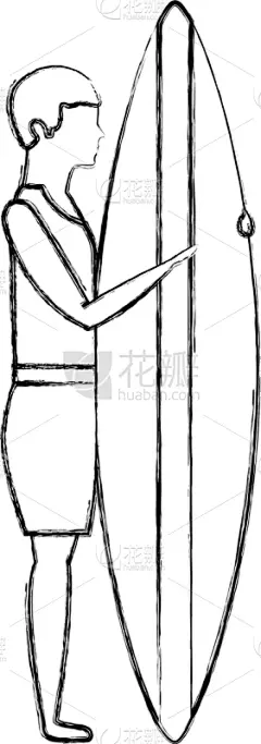 男人,性格,头像,分离着色,水上运动,迅速,图像,海洋,冲浪,度假