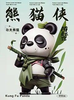 熊猫侠1 ip设计 国潮