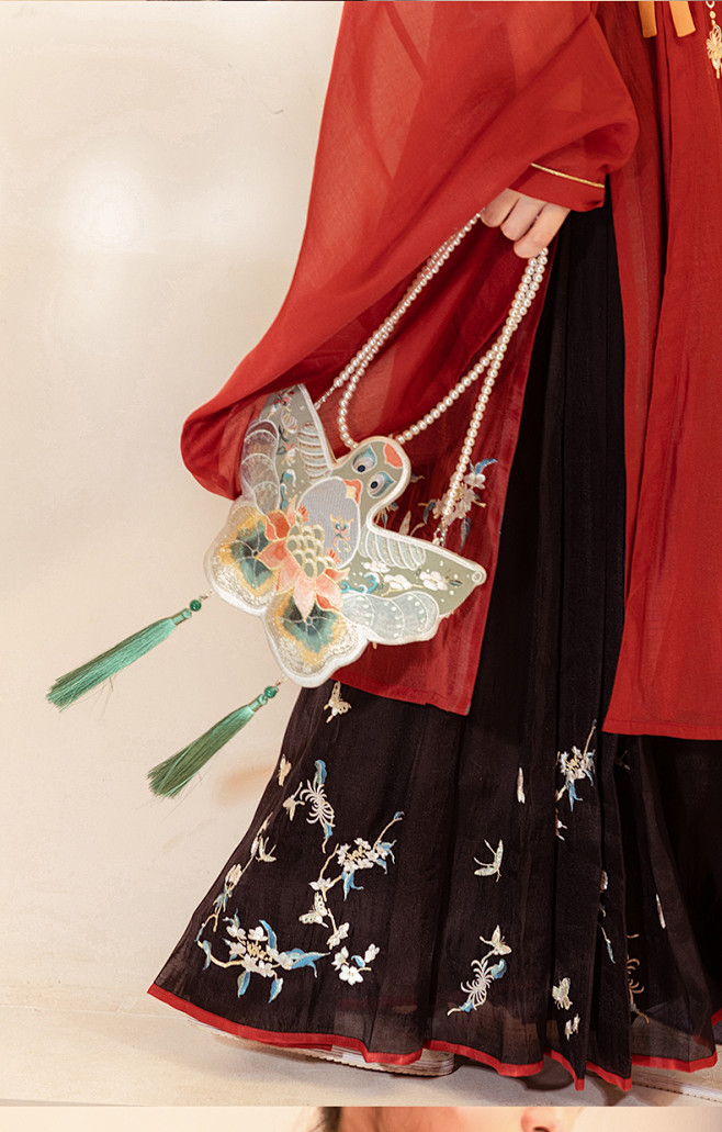新品-宴山亭原创汉服配饰【穿花衣】燕子刺...