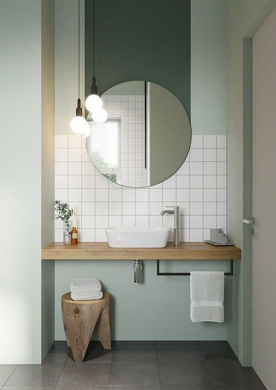 室内设计·卫浴空间·配色·镜子