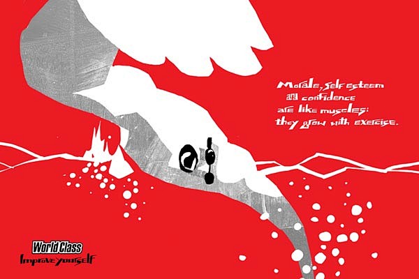 插画形式创意平面设计广告(2)