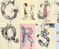 66个时尚花纹文字字体欣赏(6) - 设计之家插画设计 #采集大赛#