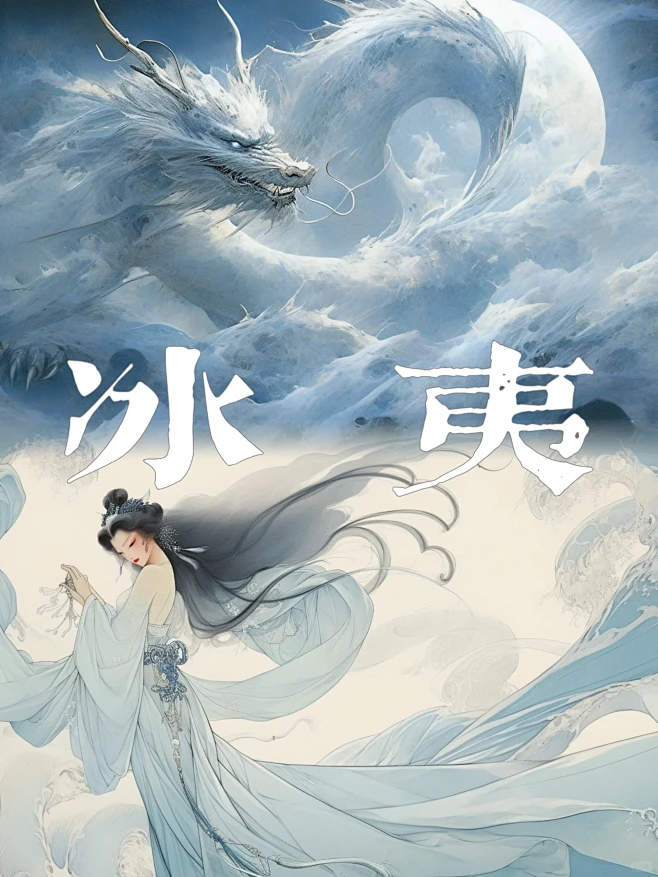 四大神龙|冰夷 右划萌版 化形 第二张萌爆了