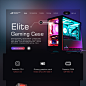 Landing Page Gaming Case by mehrdad ghadermarzi on Dribbble