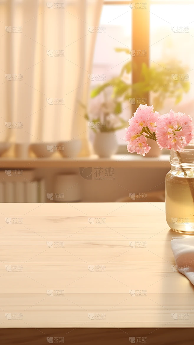 通用电商简约风清新家居室内房间场景素材-花瓣网