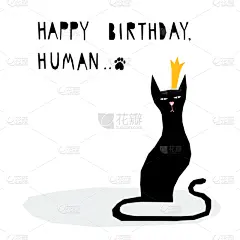 贺卡,模板,乐趣,猫,可爱的,背景分离,猫科动物,动物,猫的叫声,绘画插图