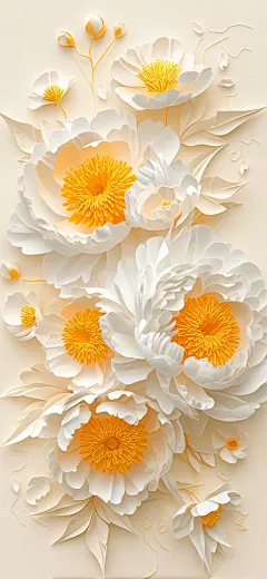 浮雕花花世界