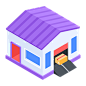 Warehouse Generic color fill icon