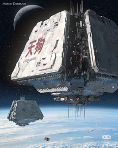 猛彁_RM采集到X-星球/太空/外星/空间站/飞船