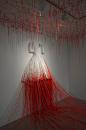 Dialogue With Absence by Chiharu Shiota.   http://www.chiharu-shiota.com/: 