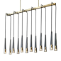 JBS Apollinaire Chandelier - Mid-Century / Modern Chandeliers: 