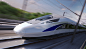 Sifang Project: A380 High Speed Train : Exterior Visualisation Render for Priestmangoode and Sifang, high speed A380 Train.