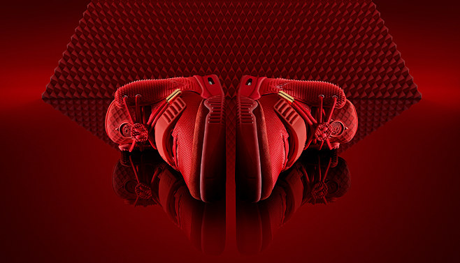Nike - Yeezy II "Red...