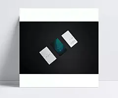 白色蓝绿色双面竖版名片样式展示|PSD素材,广告设计模板,其他,白色,蓝绿色,样式,名片,竖版,PSD,样机模板,素材样机,广告样机模板,PSD分层素材