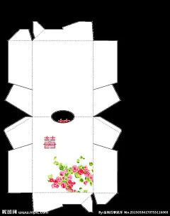 婚庆糖果盒设计 不规则形状糖果盒 衣服形状包装盒 包装盒展开图 设计图 靓丽花纹 鲜艳花朵 枚红色花朵 清新花朵  喜庆花朵 创意婚庆请柬设计 盘扣设计 纽扣设计 婚庆盘扣 扇形请柬 白色请柬 淡雅请柬 囍 喜庆 囍字设计