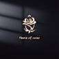 House of roses 字体logo设计