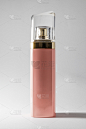 香水瓶,女人,白色背景,粉色,分离着色,羊毛帽,科隆,香水,垂直画幅,美