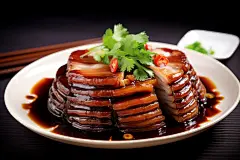 特色美食扣肉餐饮摄影图