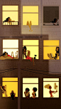 夜深了，没睡的你在做什么~享受孤独还是苦命加班~【Pascal Campion · 图】 ​​​​