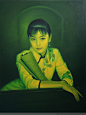 【旗袍·油画】凝固在画面上的那些中国古典美人们
