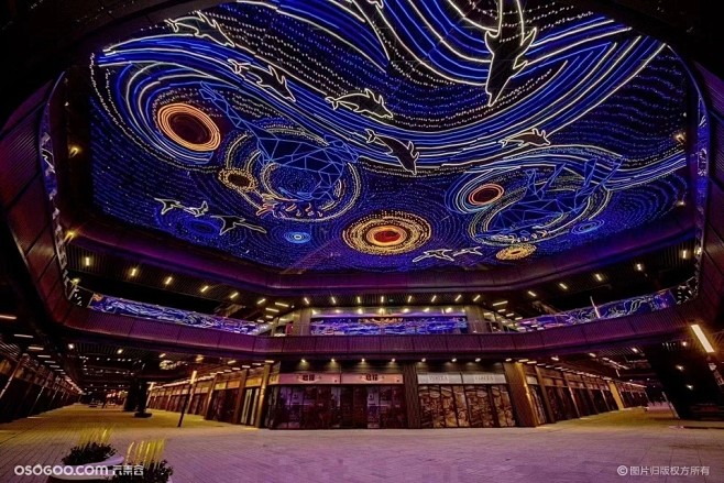 景区大型灯光艺术展制作 街道幻彩美陈造型...