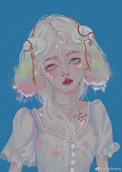 #十二星座系列拟人#
- 白羊座. (画师:HIhoAwang)
来源:@HIhoAwang-微博

可头像x壁纸｜禁商用｜转载请注明出处