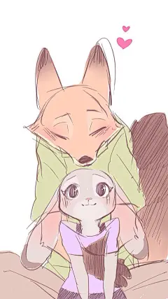 ZOOTOPIA~#JUDY#&amp;#NICK##疯狂动物城##ZOOTOPIA##迪士尼动画##原创手绘# #同人##3D电影##插画##人设##漫画##朱迪##尼克#