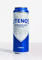 立陶宛第二大啤酒品牌Utenos Alus更新logo和包装设计 : 蓝色罐更好看！