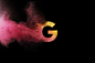 Colour + Explosion Series : As part of 36 days of type, we created the Colour + Explosion Series. 36 glyphs experimenting with exploding different medias, such as powder paint, flowers, glitter and acrylic paint.