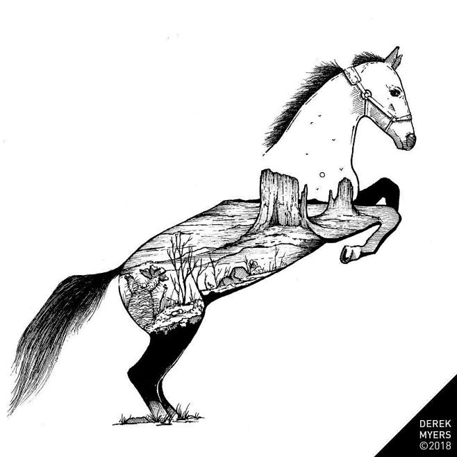 derekmyers针管笔绘画44